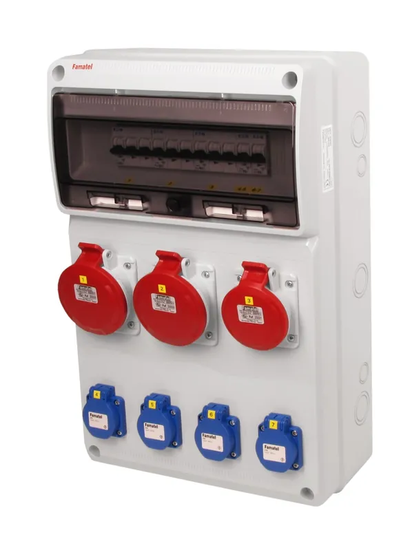 Levný FAMATEL v630-6kA ZSF40102000.0 /3952 Zásuvková skříň IP44 jištěná bez chrániče - přístroje Eaton