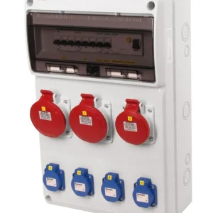 FAMATEL v632-6kA ZSF40102000.1 /3952  Zásuvková skříň IP44 jištěná s chráničem 40/4/003 - přístroje Eaton Super Cena