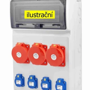 Výprodej FAMATEL v650 ZSF40201000.1 /3952  Zásuvková skříň IP44 jištěná s chráničem 40/4/003 - přístroje Eaton