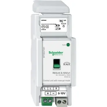 Vysoce Kvalitní SCHNEIDER MTN647091 MERTEN KNX řídicí jednotka 0-10V/1-10V REG-K/1-násobná+man.režim