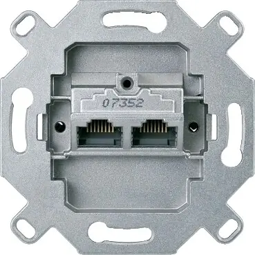 Nejlepší Volba SCHNEIDER MTN465706 MERTEN Mechanismus zásuvka datová dvojitá RJ45 kat.6
