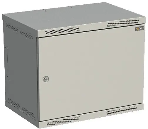 Prémiový SOLARIX 83000082L SENSA-9U-64-21-G Rozvadeč nástěnný SENSA 9U 400mm, dveře plech