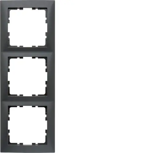 Akční Cena BERKER 10139949 Rámeček 3-násobný, Berker S.1, antracit, mat