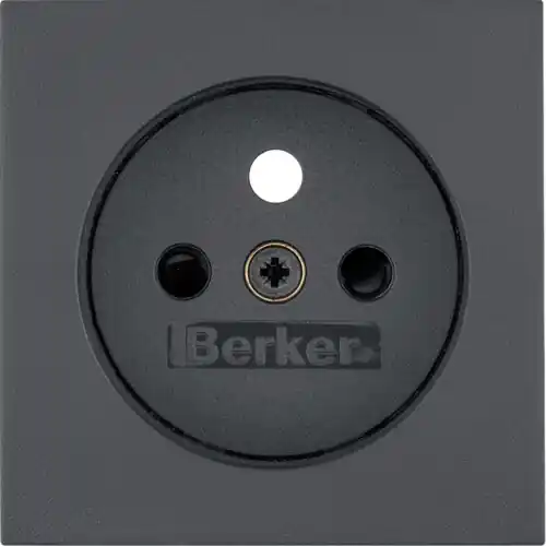 Horká Nabídka BERKER 3965768996 Centrální díl pro zásuvku se zemnícím kolíkem s ochrannou proti dotyku