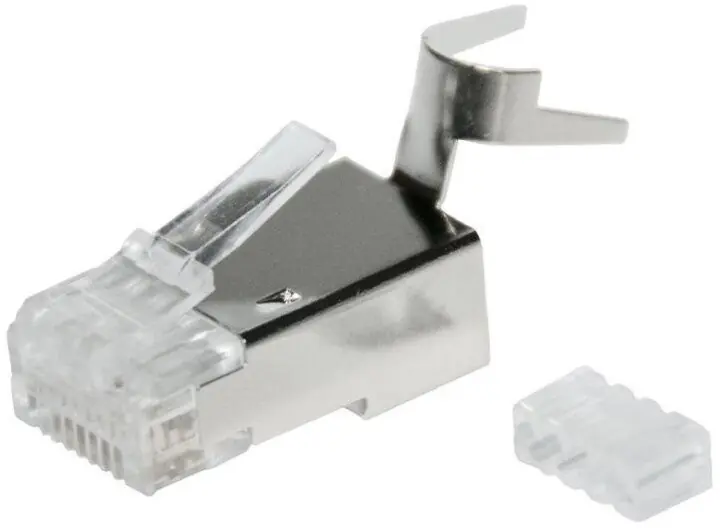 Moderní SOLARIX 11238907 KRJS45/6ASLD Datový konektor RJ45 CAT6A STP 8p8c stíněný skládaný na drát