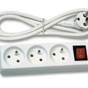 ECOLITE FK3-1.5 Prodl. přívod 1.5m, 3zásuvky s vypínačem Top Prodej