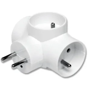 Celosvětová Doprava ECOLITE XKFZ-01/3T 3-zásuvková T rozbočka (2+1)