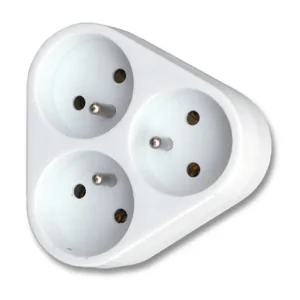 Oblíbený ECOLITE XKFZB-1/3 3-zásuvková V rozbočka