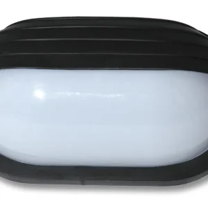 ECOLITE WH2606-CR Technické svítidlo ovál s krytem  černé Ruční Výroba