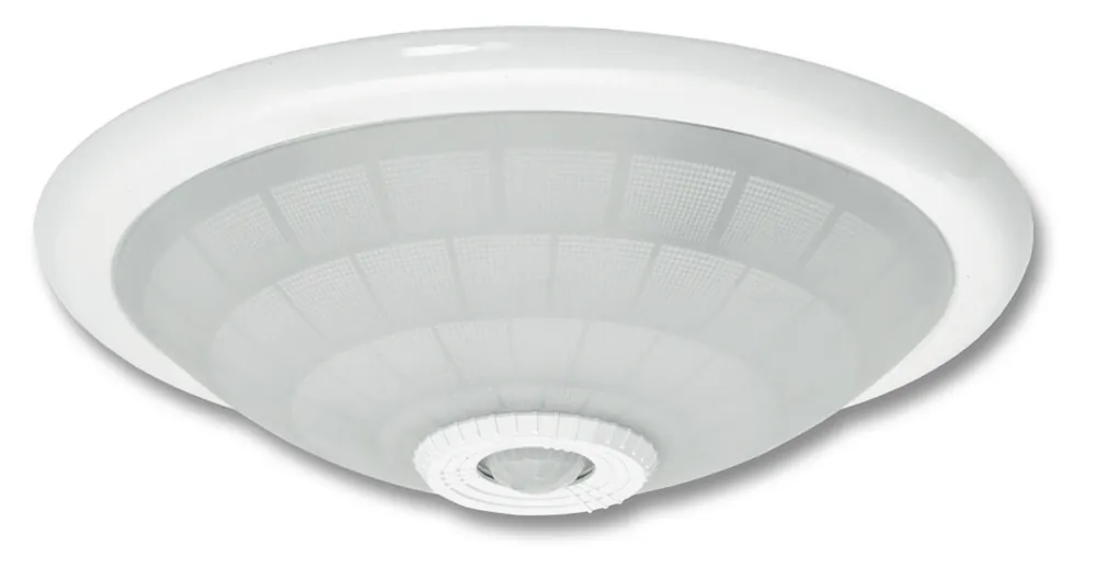 ECOLITE WHST78-BI Stropní svítidlo bílé 2xE27 s PIR senzorem, max 2x40W Ihned K Objednání