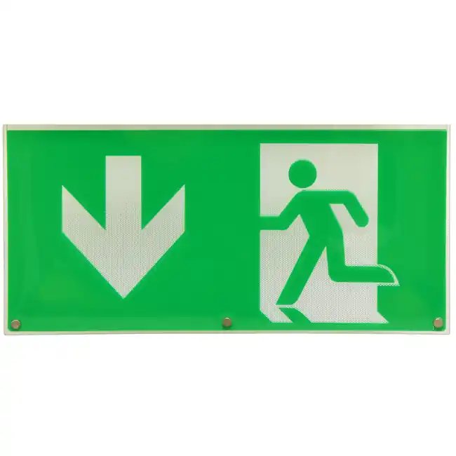 Originální ECOLITE MATEXIT-TL939-D Plastová etiketa EXIT k TL939, dolů