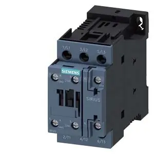 Omezená Nabídka SIEMENS 3RT2026-1KB40 Výkonový stykač AC-3 25 A, 11 kW / 400 V 1 NO + 1 NC, 24 V DC