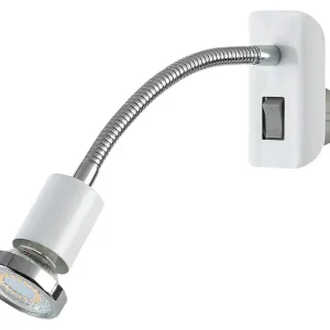 RABALUX 5673 Dobra GU10 1X MAX 35W 230V - bílá/ chrom Zlevněný