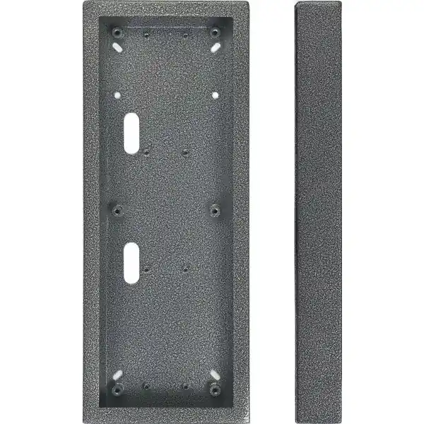 Celosvětová Doprava TESLA 4FF 090 83.2 Krabice KARAT vertikální nad omítku VNO 3 rám (antika stříbrná)