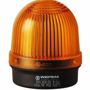 WERMA 20030000 - Žárovkový signalizační maják 12-240V AC - žlutá Záruka V Ceně