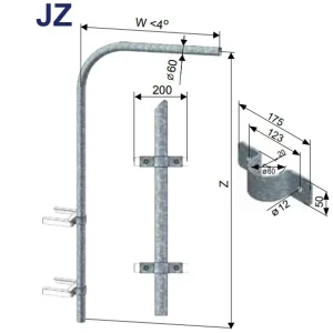 Zlevněný KOOPERATIVA 12200-00385 JZ 1-1000/ Z výložník na zeď