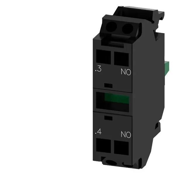 SIEMENS 3SU1400-1AA10-3BA0 SIRIUS ACT contact module, front mounting, spring-loaded termin Horká Nabídka