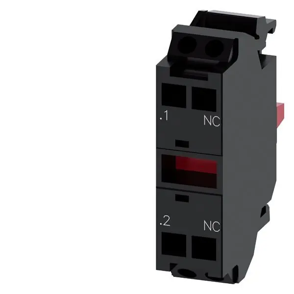 Aktuální SIEMENS 3SU1400-1AA10-3CA0 SIRIUS ACT contact module, front mounting, spring-loaded termin