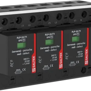 Luxusní SALTEK A05302 FLP-25-T1-V/4 svodič, vhodné pro 3-fázový systém TN-S
