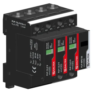 Značkový SALTEK A03427 FLP-12,5 V/3+1 svodič a přepětí, pro 3-fázový systém TT