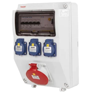 Super Cena FAMATEL v215-6kA ZSF30001000.1 /3958 Zásuvková skříň IP44 jištěná s chráničem 40/4/003 - přístroje Eaton