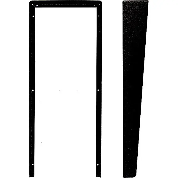 Super Cena TESLA 4FA 690 23.5 Stříška KARAT vertikální pod omítku VPO 3 rám (černá)