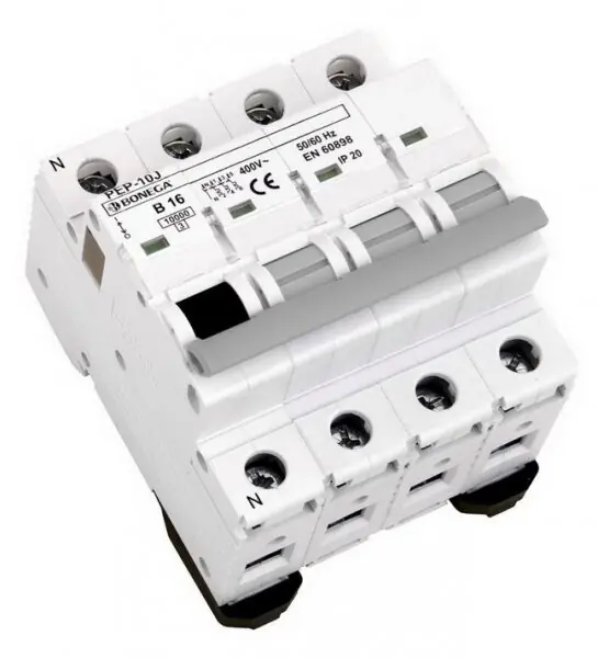 BONEGA Jistič PEP-10J (10 kA) 3P+N C 3A *03-403N03C-PEP-10J Nejlepší Cena