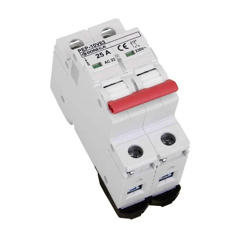 BONEGA Modulový vypínač PEP-10V63 (10 kA) 2P do 63A *05-2063001 PEP 10V63 Dokud Zásoby Vydrží