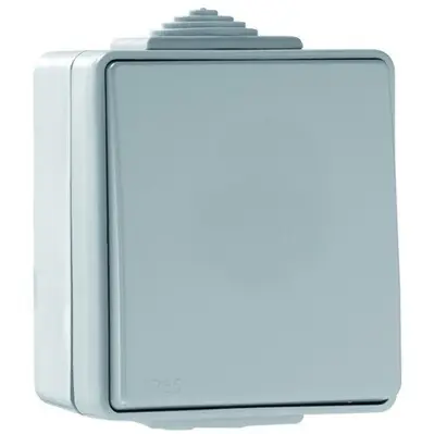 ELKO-EP 48011 CCZ LOGUS90 Spínač 1 pól, řaz. 1 IP65 šedá Vysoce Kvalitní