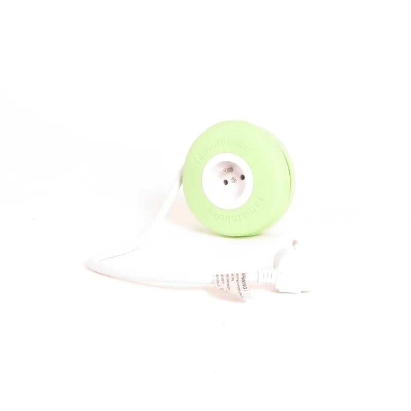 FAMATEL 2993-G Prodlužovací kabel Roller 2993-G EasyLife, zelený 2m 3x1,5mm2 16A 250V Nejlepší Cena