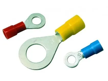 Doprava Zdarma GPH RF-M5/PA Oko lisovací PA průřez 0,5-1,5mm2 M5 červená (bal=100ks)