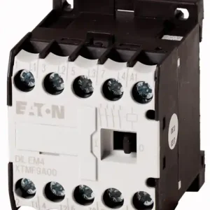 Levný EATON 12701 DILEM4-G(24VDC) Malý stykač 4kW, 4pólový 9A, 20A, Uc=24V DC