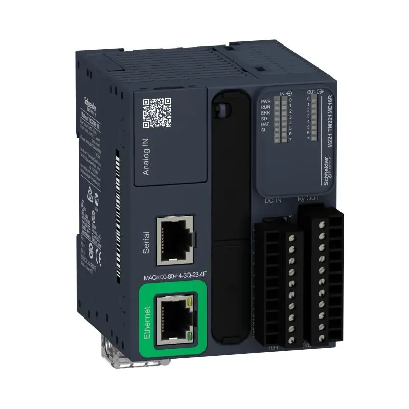 Hromadná Objednávka SCHNEIDER TM221ME16R PLC Modicon M221,24VDC,8DI,8DQ,Ether.,miniUSB,slot SD
