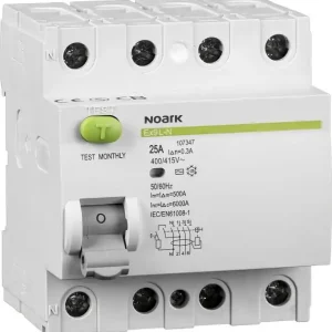 NOARK 108335 Ex9L-N 4P 25A AC 100mA  Proudový chránič 6kA Značkový