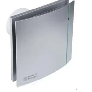 SOLER&PALAU SILENT 200 CHZ DESIGN Silver 3C tichý axiální ventilátor stříbrný IP45 *SP12 Akce