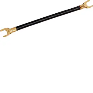 Bezpečná Platba HAGER K67F Propojovací vodič délky 100 mm, 2x vidlička, 6mm2