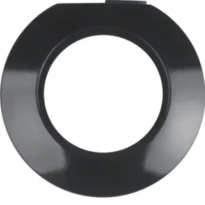 Značkový BERKER 138141 Rámeček koncový, Serie 1930, černá, lesk