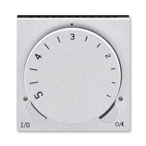 Omezená Nabídka ABB 3292H-A10101 70, LEVIT Termostat univerzální otočný; titanová/kouř. černá