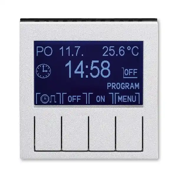 ABB 3292H-A20301 70, LEVIT Hodiny spínací programovatelné; titanová/kouř. černá Značkový