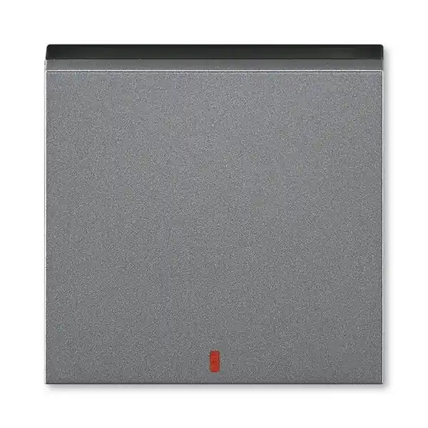 ABB 3559H-A00655 69, LEVIT Kryt spínače kolébkového s čer.průz.; ocelová/kouř. černá Bezpečná Platba