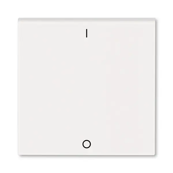 ABB 3559H-A00933 68, LEVIT Kryt jednoduchý s pot. a čirým pr.; perleťová/ledová bílá Jen Po Omezenou Doba