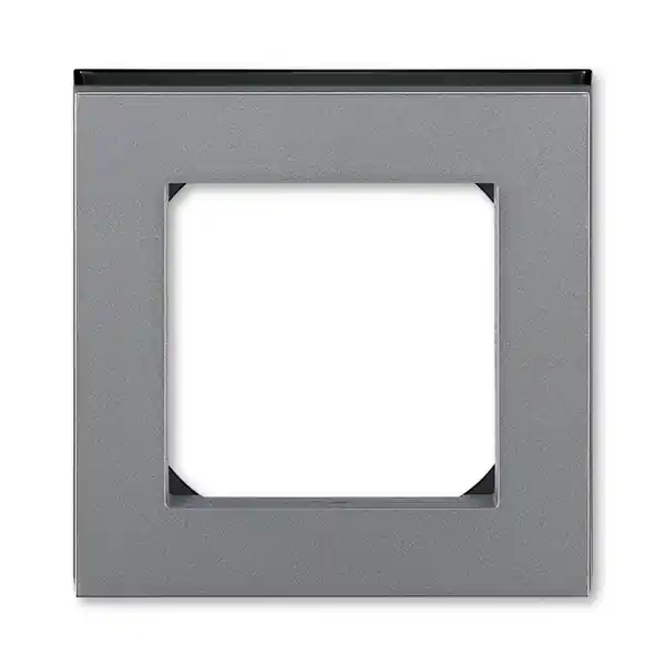 ABB 3901H-A05010 69, LEVIT Rámeček jednonásobný; ocelová/kouř. černá Časově Omezené