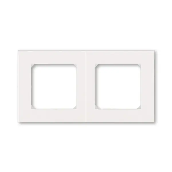 ABB 3901H-A05020 68, LEVIT Rámeček dvojnásobný; perleťová/ledová bílá Novinka