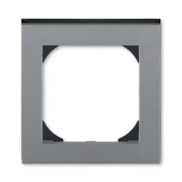 Akce ABB 3901H-A05510 69, LEVIT Rámeček jednonásobný s otvorem 55x55; ocelová/kouř. černá