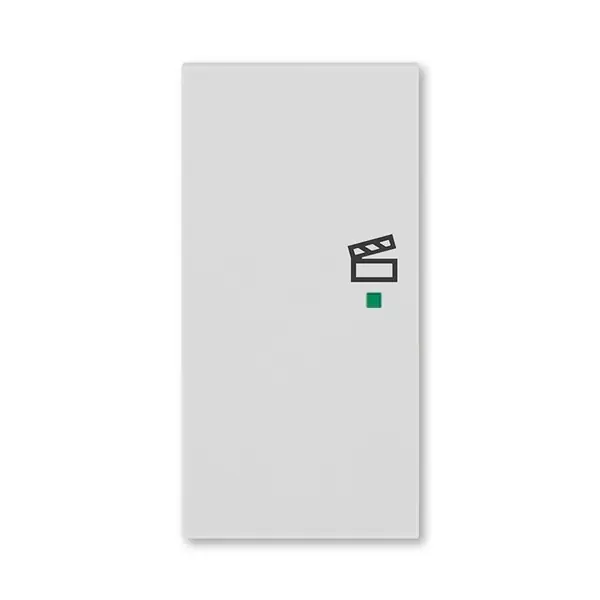 Víkendová Akce ABB 6220H-A02103 16  Kryt 2násobný levý, symbol scény, šedá