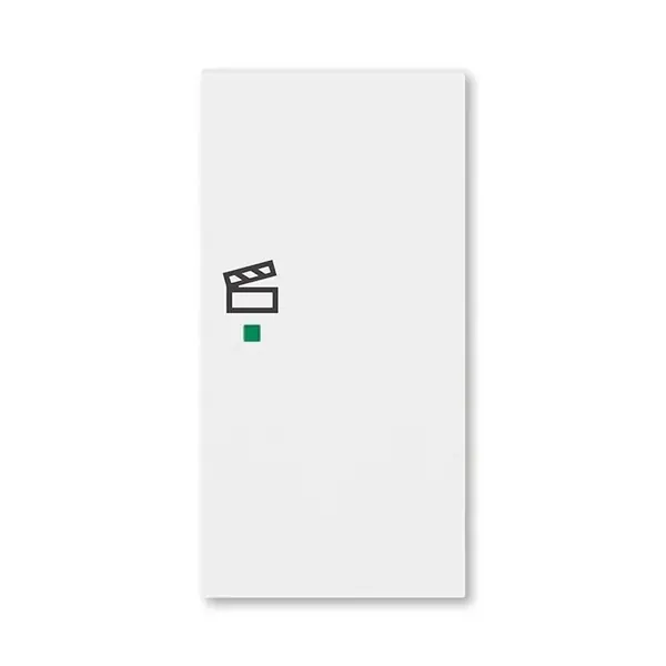 ABB 6220H-A02203 03  Kryt 2násobný pravý, symbol scény, bílá Akce