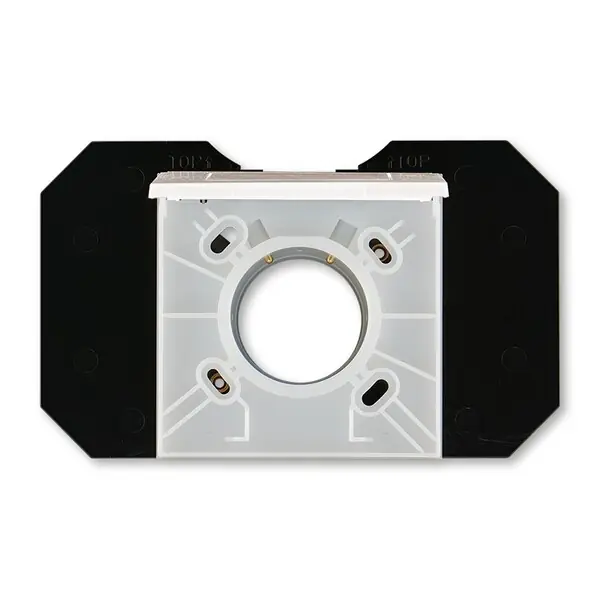 Značkový ABB 5530H-C67107 68, LEVIT Zásuvka centrálního vysávání, se zákl.; perleťová/ledová bílá