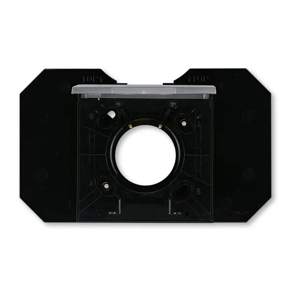 ABB 5530H-C67107 69, LEVIT Zásuvka centrálního vysávání, se zákl.; ocelová/kouř. černá Cenový Hit