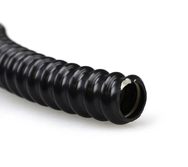 Vysoce Kvalitní SCAME GUS16N Ohebná trubka SPIREX černá, s dielektrickou odolností 2000V/50Hz-15min. pr.16