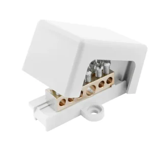 Akční Nabídka POLLMANN 2020303 Svorkovnice uzemňovací PAS 6, krytá, 2-řadá, přip. 1 x6-25mm2, 5 x1,5-6mm2